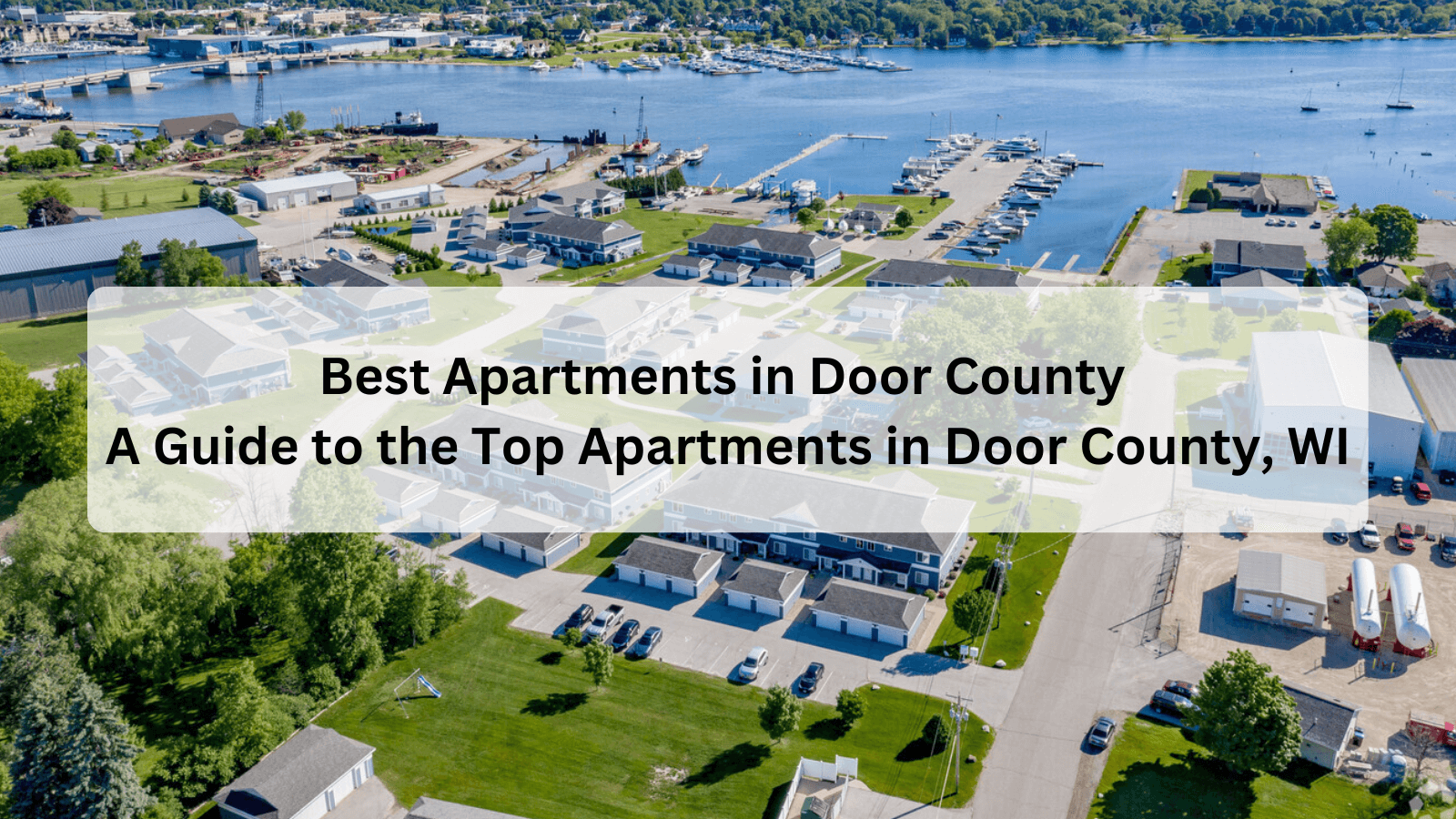 Luxury apartments in Door County, WI, with modern amenities and stylish interiors