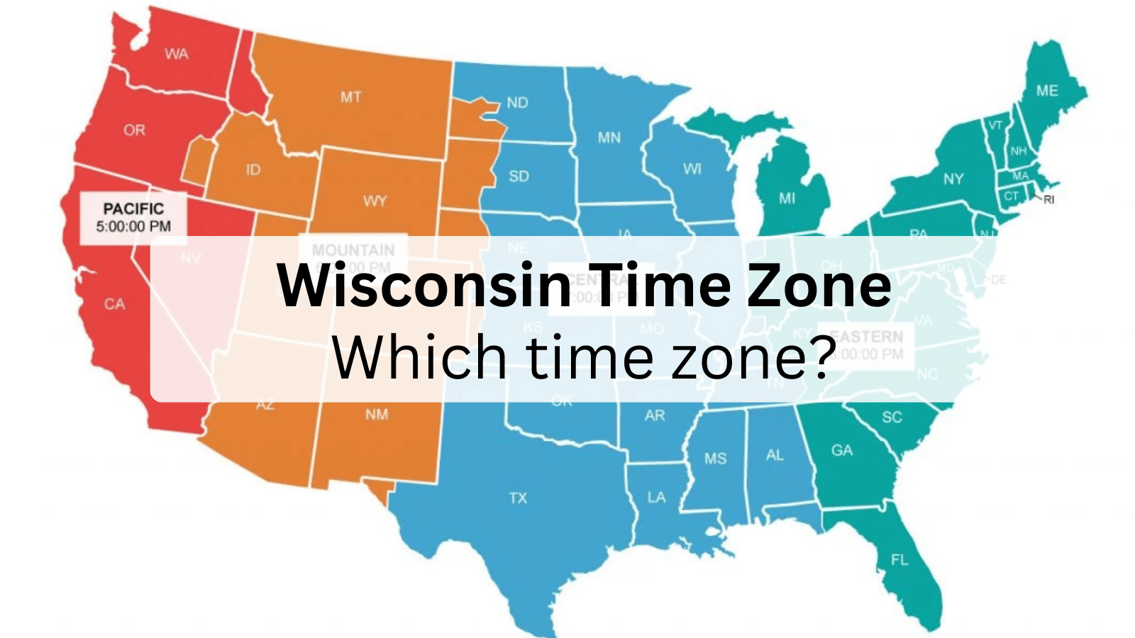 Wisconsin time zone